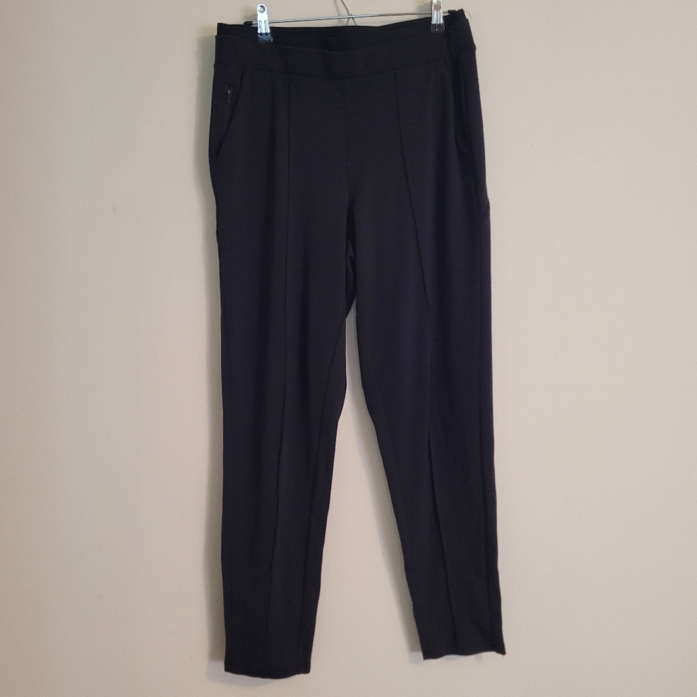 Athleta Venice Pintuck Pants Black Women's Medium Tall